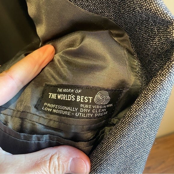 CHRISTIAN DIOR MONSIEUR PARIS/NY MEN'S PURE VIRGIN WOOL LUXURY CLASSIC BLAZER - Picture 6 of 9